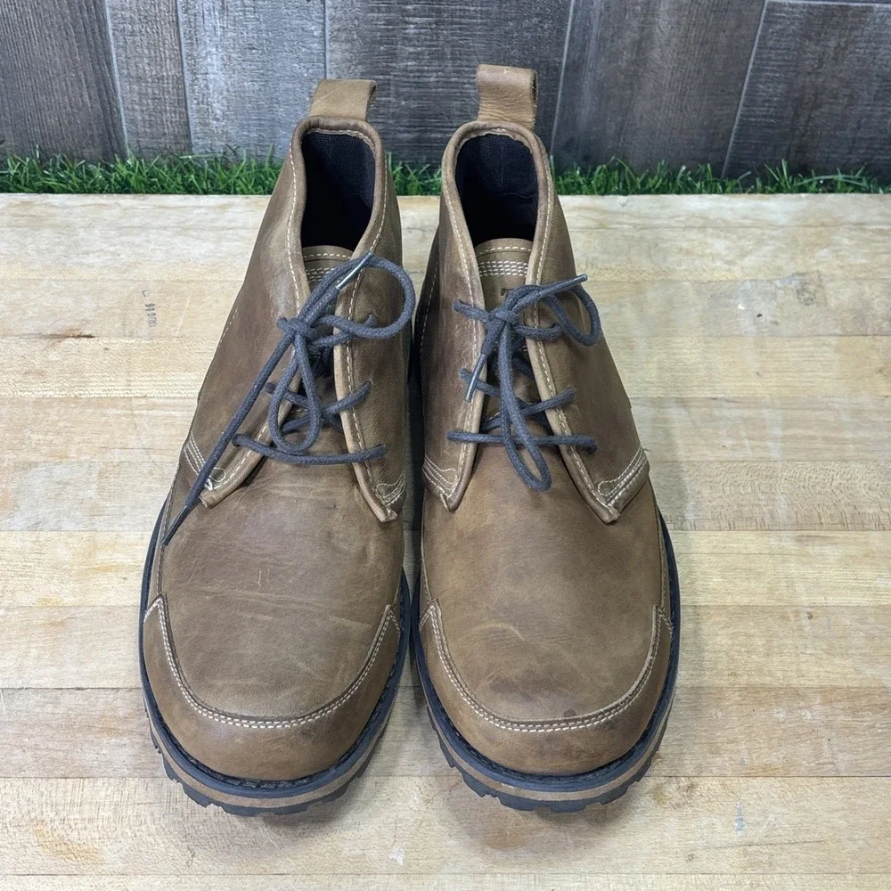 Timberland Earthkeepers Men's Brown Leather Chukka Boots Lace Up Size 9.5